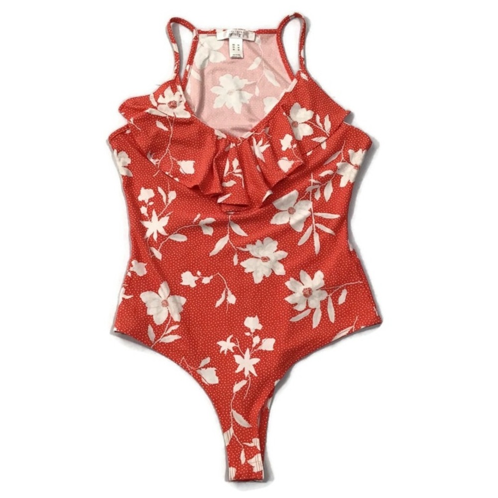 Floral Stretchy Bodysuit by Streetwear Society